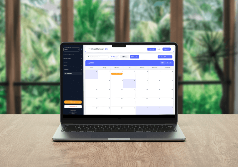 Dashboard centralizat